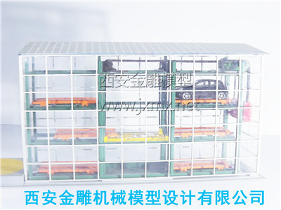 静态智能车库模型 静态智能车库模型
